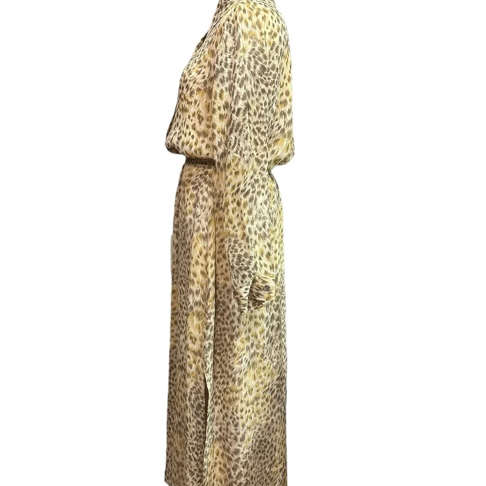 Linea by Louis Dell’Olio Animal Print Silk Blouse and Skirt - Picture 8 of 10